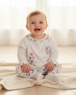 kalp baskılı bebek 2li takım