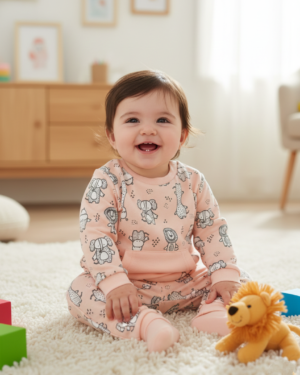 hayvan figurlü bebek 2li takım