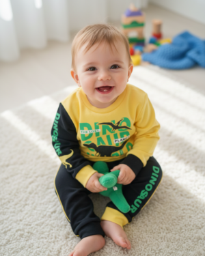 dıno baskılı bebek 2li takım